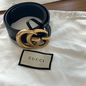 Gucci Double G Logo Belt